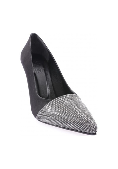 Dgn 053 Kadin Sivri Burun Silver Taşli Abiye Ayakkabi 053-2175-R11307