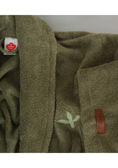 Cottonbox Wellness Forest Yeşil Tek Kişilik Bornoz S-m Yeşil