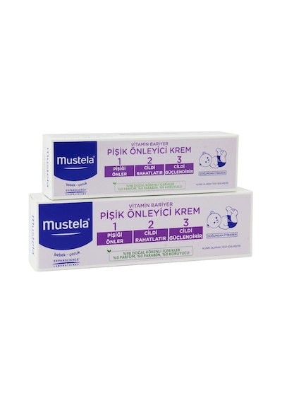 Mustela Vitamin Barrier 1-2-3 Pişik Önleyici Krem 100 G +  Vitamin Barrier 1-2-3 Pişik Önleyici Krem 50 G
