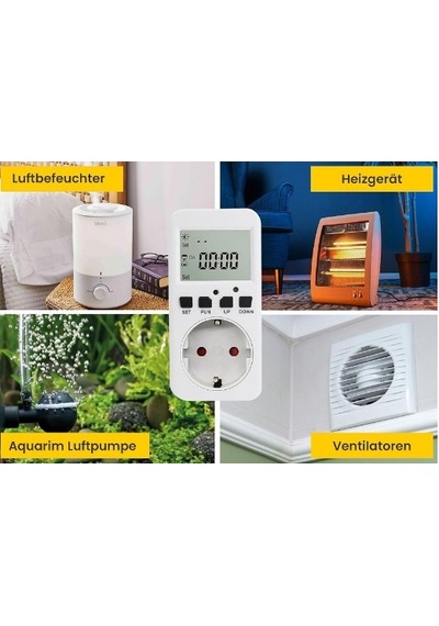 Wellhise Tm08 Hassasiyet Ayarlı Fotoselli Priz - Geri Sayımlı Işık Sensörü 16a/3680w 1