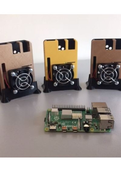 Raspberry Pi 4 40 Mm Fan Tasarımlı Koruyucu Kutu Fan Sistemi