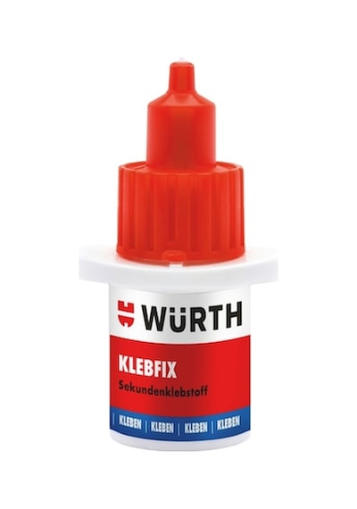 Würth Klebfıx Süper Yapıştırıcı 5gr Metal, Plastik Ve Lastik İçin Hızlı Yapıştırma