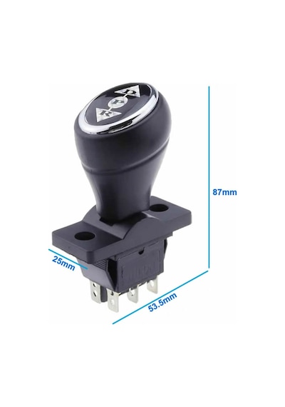 Joystick Kcd4 Anahtar Latch Siyah İleri Geri Vites Kolu 16a 250v Akülü Çocuk Arabası Vinç
