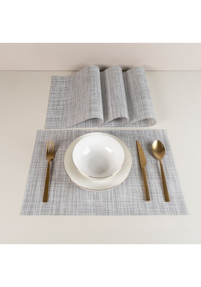Maxstyle Other Light Grey 4 Parça Amerikan Servis 30x45 Cm Renkli