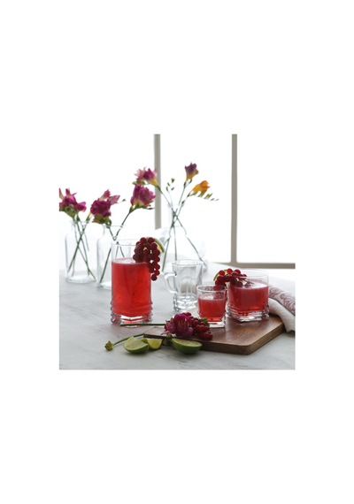 Lav Elegan Su Bardak 6'lı - Su Meşrubat Bardağı Elg379
