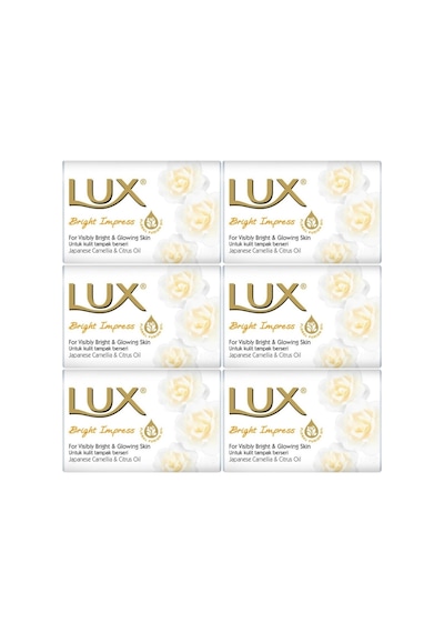 Lux Sabun 80gr Bright Impress Etkileyici Parlaklık 6 Lı Set