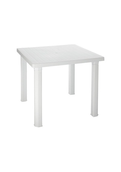 Şenyayla Kare Masa 80 Cm Beyaz