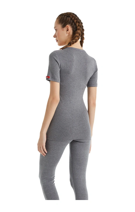 Blackspade Unisex Termal Tişört 2. Seviye 1263 - Gri Melanj