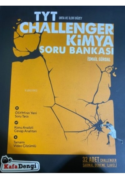 Kafa Dengi Yayınları Tyt Kimya Challenger Soru Bankası