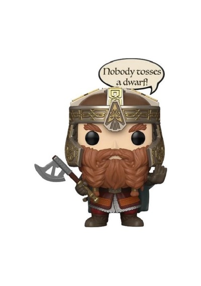 Pop Lord Of The Rings Gimli Nobody Tosses A Dwarf