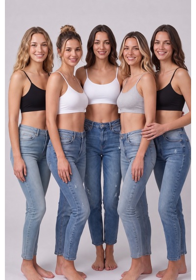 Pijamask Kadın 5 Li Paket İp Askılı Pamuklu Büstiyer Crop Top Pamuklu Esnek Crop Atlet Seti Renkli Pijamask Kadın 5 Li Paket İp Askılı Pamuklu Büstiyer Crop Top Pamuklu Esnek Crop Atlet Seti Renkli