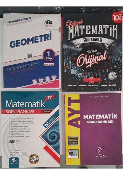 Eis - Orjinal Matematik - Bilgi Sarmal - Karekök Yayınları Tyt - Ayt - 10.sınıf Geometri - Matematik Soru Bankası 2.el