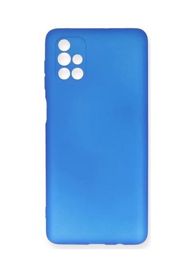 Newface - 866 - Samsung Galaxy M51 Kılıf First Silikon - Metemıx - - Mavi