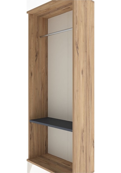 Arges Dolap Tek Raflı Kapaklı Tek Askılı 60x30x163 Çam-antrasit Atlas Çam Arges Dolap Tek Raflı Kapaklı Tek Askılı 60x30x163 Çam-antrasit Atlas Çam
