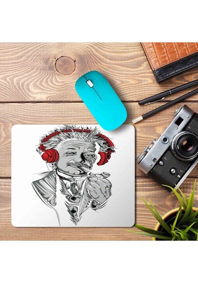 Albert Einstein Music Baskılı Mousepad Mouse Pad
