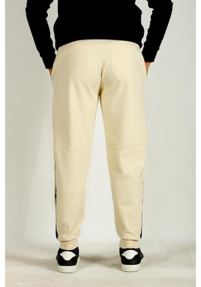 Erkek Paça Lastikli Bel İp Detay Jogger Eşofman Altı Ncs Jeans 1644-Bej