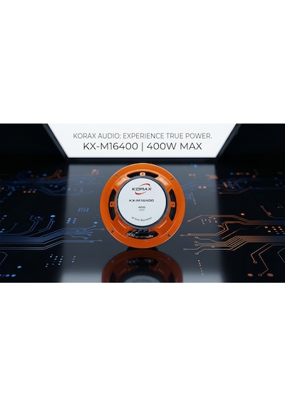 Korax Kx-m16400 400w 16 Cm Oto Hoparlör Takımı 2 Adet