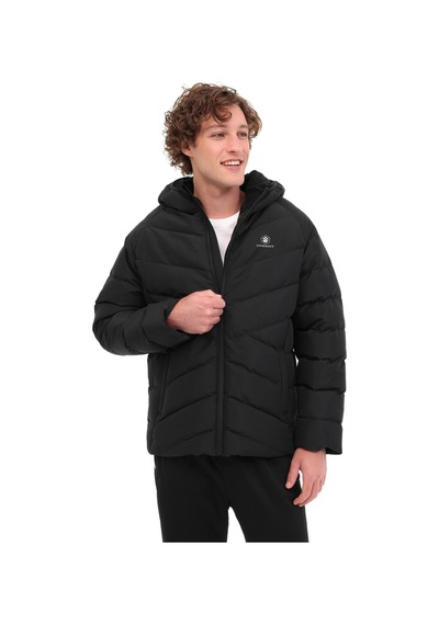 Lumberjack Ml Adalbert Coat 5pr Siyah Erkek Kısa Kaban 000000000102032959 Siyah