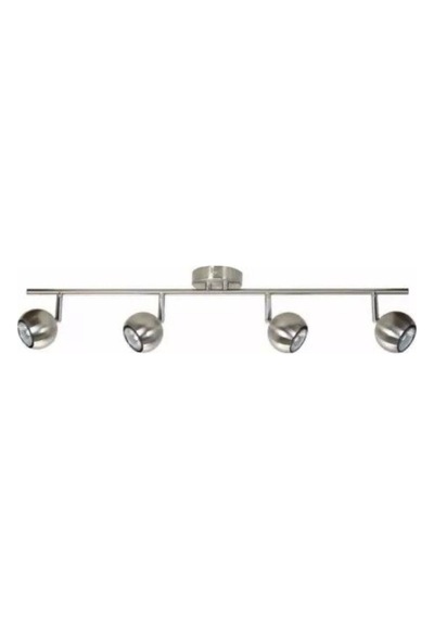 Os Ram Led Li Gu10 İnox Küre Dörtlü Hareketli Başlık Metal Spot Tavan Avize Tasarruflu Led Siyah