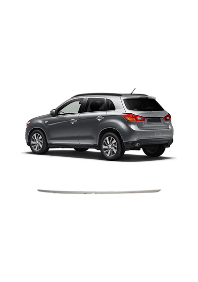 Mitsubishi Asx Uyumlu 2010 Ve Üzeri Krom Bagaj Alt Çıtası Paslanmaz Çelik