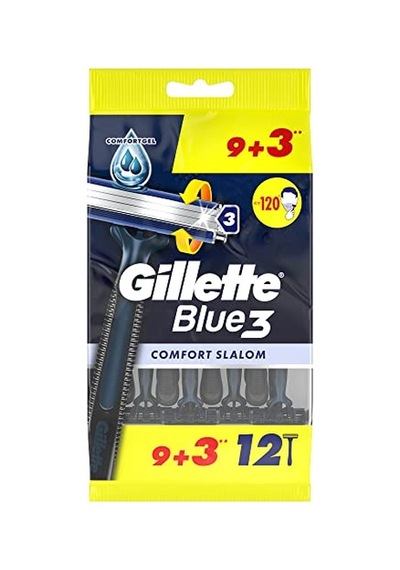 Gillette Blue3 Slalom Kullan At Tıraş Bıçağı 12'li