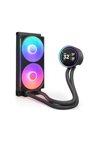 Nzxt Kraken Elite Rgb Black Ips Lcd 240 Mm Intel 1700p/1851p -amd Uyumlu Sıvı Soğutucu