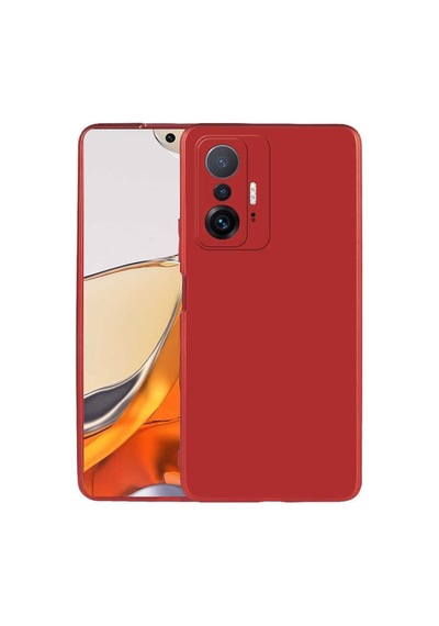 Xiaomi Mi 11t - Mi 11t Pro Uyumlu Kamera Korumalı Renkli Esnek Silikon Kılıf Uyumlu Çok Renkli