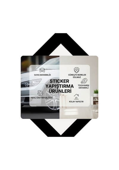 Samsun Çevreyolu Sticker Oto-motor-laptop-duvar-dekor 12 X 9 Cm