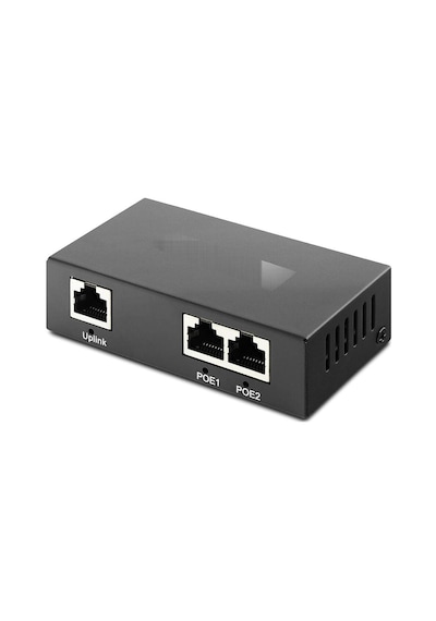 Poe Switch 2 Port 1 Uplink 10/100 Mbps 30w Hdx1353 Evimdeyokyok