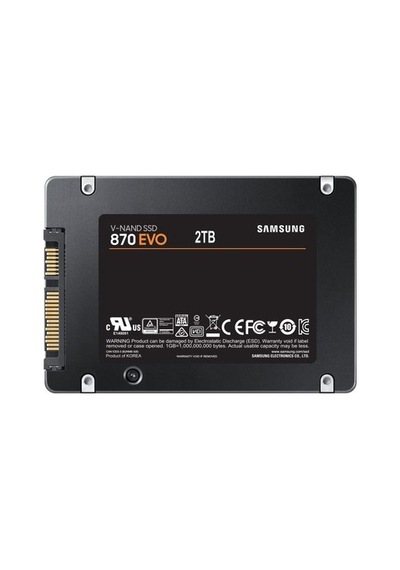 Samsung 2tb Mz-77e2t0bw 870 Evo Ssd 2.5" Sata3 Ssd 560-530