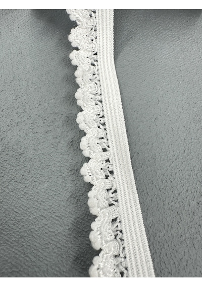 Paşateks-1.5 Cm İç Çamaşır Lastiği-beyaz-desenli-beyaz