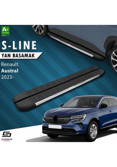 S-dizayn Renault Austral S-line Krom Yan Basamak 183 Cm 2023 Üzeri