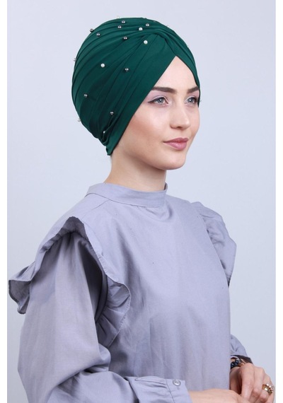 Melodi Scarf Kadın Tesettür İncili Taşlı Vera Dış Bone Zümrüt Yeşili Zümrüt Yeşili Melodi Scarf Kadın Tesettür İncili Taşlı Vera Dış Bone Zümrüt Yeşili Zümrüt Yeşili