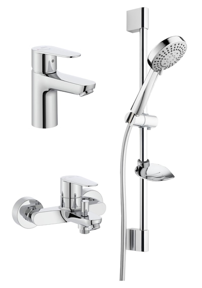 Roca A5D054FC0K Victoria Banyo Batarya Seti 3'lü Krom