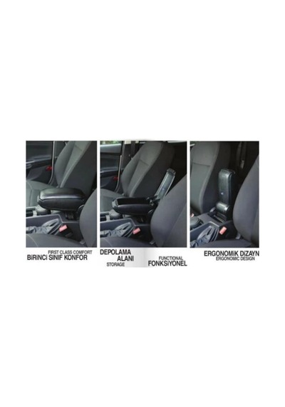 Ford Focus 3 2011-2014 Omsa Siyah Kol Dayama