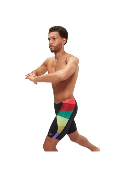 Speedo Placement Digital V-cut Jammer Erkek Yüzücü Mayosu Çok Renkli