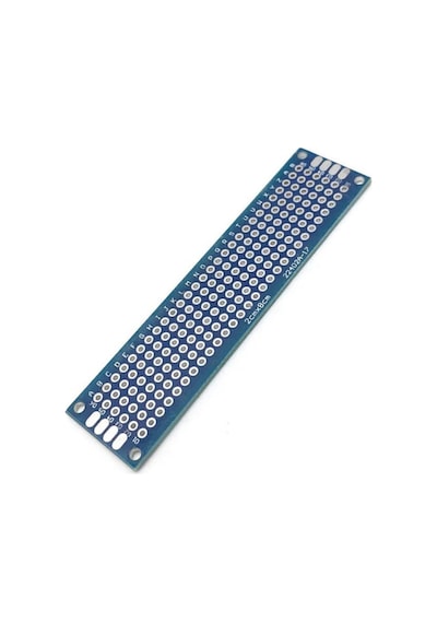 2x8cm 06x28 Proto Pcb Pertinaks Elektronik Devre Prototip Deney Kartı Delikli Plaket Fr4