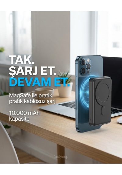 Buradabulabilirsin Snapron Snp-3025 Pd 22.5w Hızlı Şarj Lcd Ekran Magsafe 10000 Mah Powerbank Bbz Çok Renkli