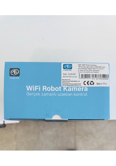 O-kam 4048x 3+3mp Wifi Robot Kamera