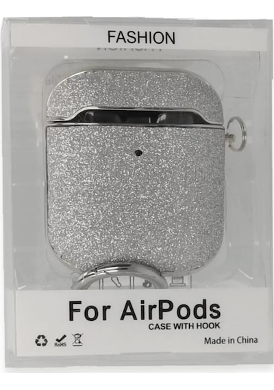 Newface Apple Airpods 2 2.nesil Spell Simli Kılıf - Gümüş