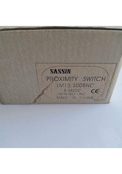 Endüktif Yaklaşım Sensörü Sassin Lm12-3005nc 4 Kablolu Npn