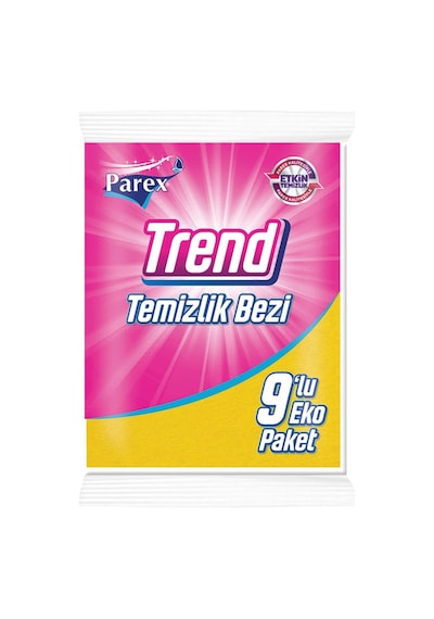 Parex Trend Temizlik Bezi 9'lu Eko Paket