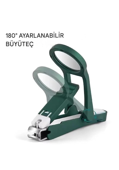 Büyüteçli Büyük Boy Tırnak Makası Paslanmaz Çelik Yaşlılar İçin