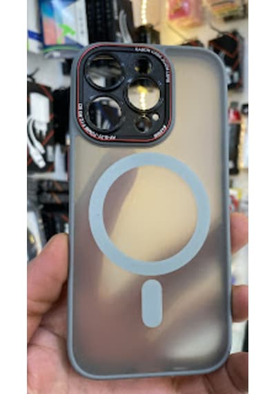 Apple iPhone Uyumlu  16 Pro Kamera Korumalı Mat Magsafe Wireless Şarj Destekli Renkli 45689