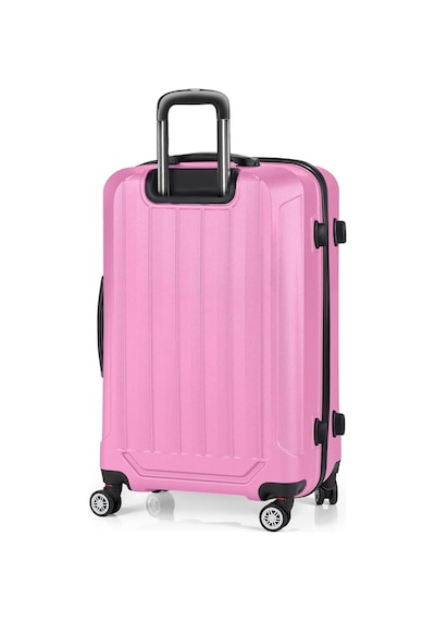 Polo&Sky Spring Model Pembe Renk Büyük Boy Valiz Bavul Pembe