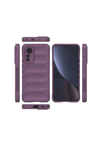 Xiaomi Mi 12 Lite Kılıf Optimum Silikon Mor