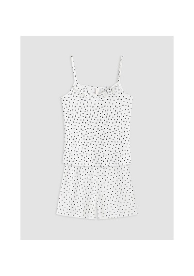 LC Waikiki Alıta Cıty Farkıyla Lcw Dream Beyaz Desenli Askılı Kadın Şortlu Pijama Takımı Beyaz - 929536700 Beyaz LC Waikiki Alıta Cıty Farkıyla Lcw Dream Beyaz Desenli Askılı Kadın Şortlu Pijama Takımı Beyaz - 929536700 Beyaz