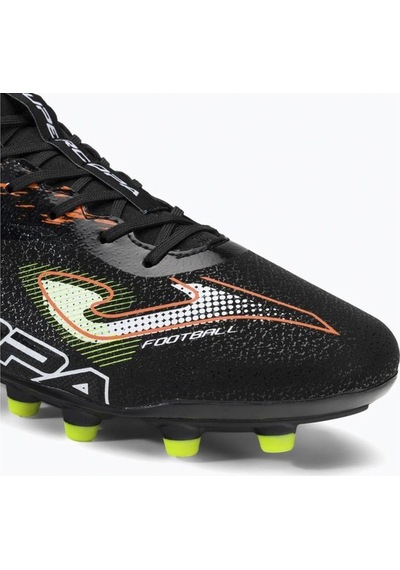 Joma Supercopa 2301 Black Coral Fırm Ground Krampon Ve Halı Saha Ayakkabısı Siyah