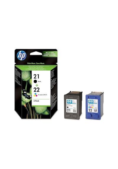 Hp Sd367Ae 21/22 Sıyah/Uc Renklı 2 Lı Paket Murekkep Kartusları