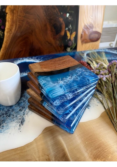 Glaresın Clear Epoxy Resın Ultra Şeffaf Hızlı Kuruyan 6 Kg Hobi Sanat Art Tepsi İnce Döküm Epoksi Reçine Kıt